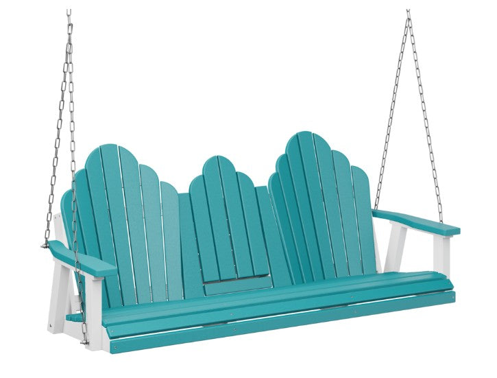 Berlin Gardens Cozi-Back Three Seat Swing w/Console (Zinc Chains)