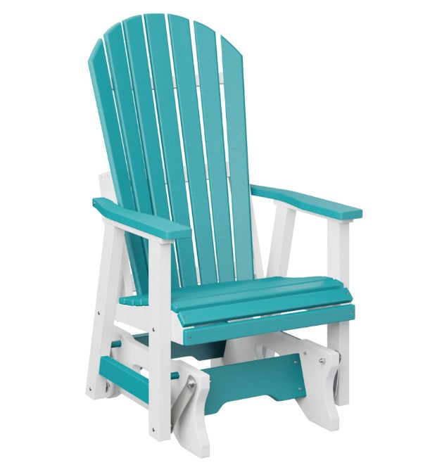 Berlin Gardens Comfo-Back Single Glider with Allochrome Brackets