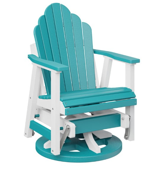 Berlin Gardens Cozi-Back Swivel Glider with Allochrome Brackets