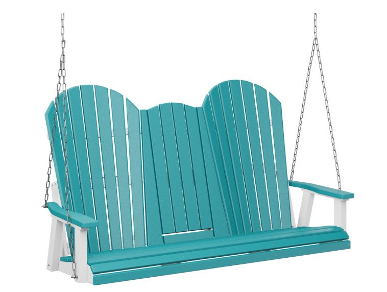 Berlin Gardens Comfo-Back Three Seat Swing w/Console (Zinc Chains)