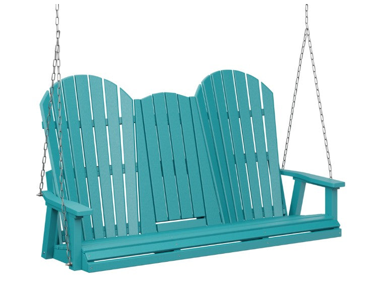 Berlin Gardens Comfo-Back Three Seat Swing w/Console (Zinc Chains)