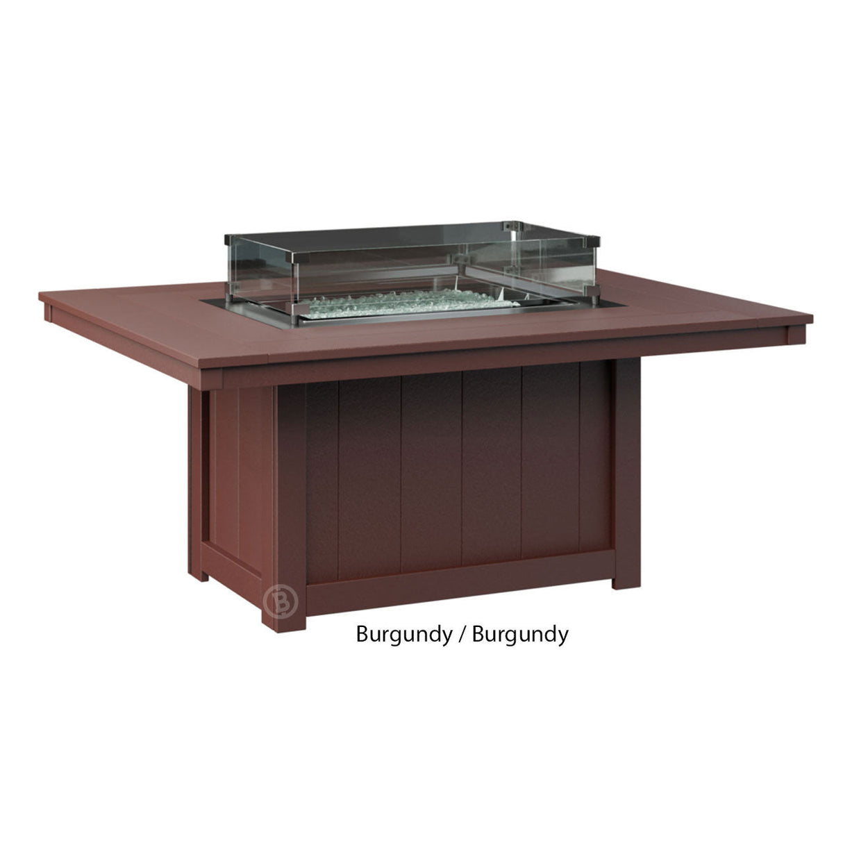 Berlin Gardens Donoma Standard Top 42" x 54" Rectangular Fire Pit