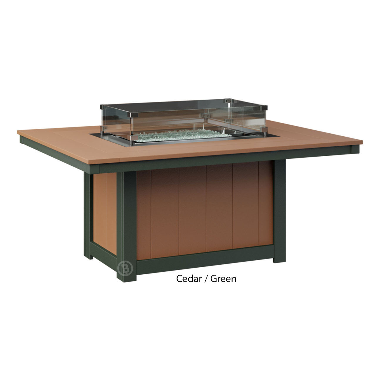 Berlin Gardens Donoma Standard Top 42" x 54" Rectangular Fire Pit