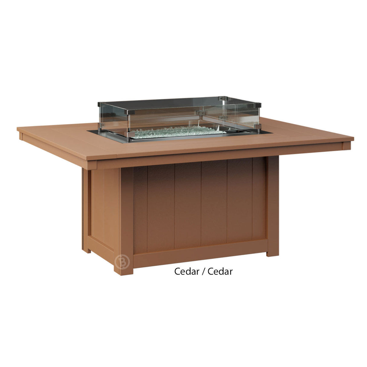 Berlin Gardens Donoma Standard Top 42" x 54" Rectangular Fire Pit