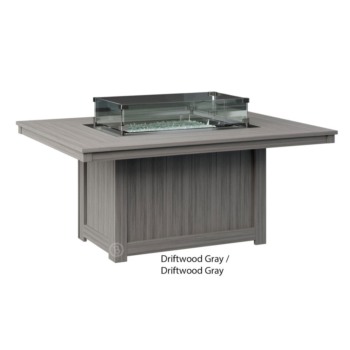 Berlin Gardens Donoma Standard Top 42" x 54" Rectangular Fire Pit