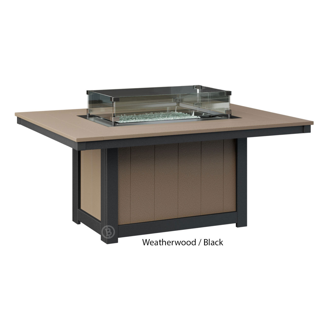 Berlin Gardens Donoma Standard Top 42" x 54" Rectangular Fire Pit