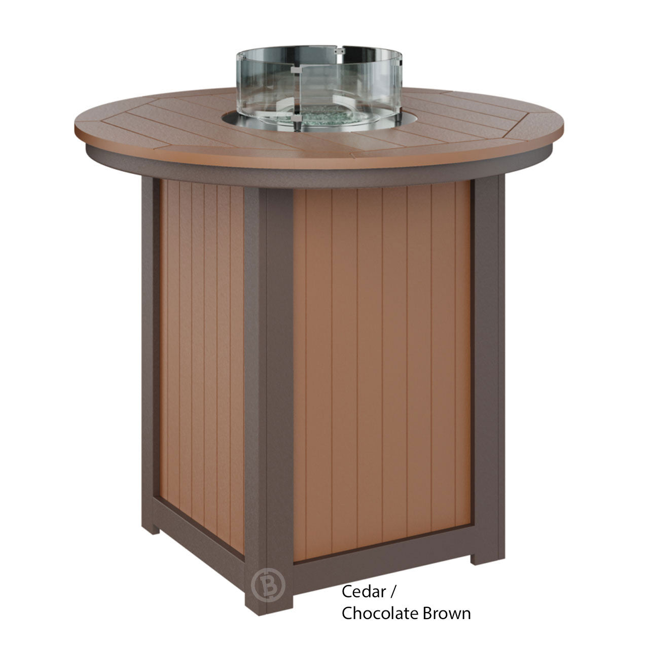 Berlin Gardens Donoma Standard Top 44" Round Fire Table Bar