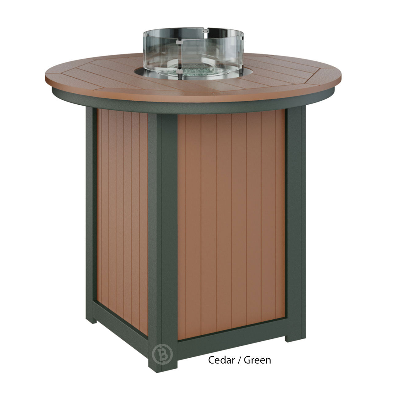 Berlin Gardens Donoma Standard Top 44" Round Fire Table Bar