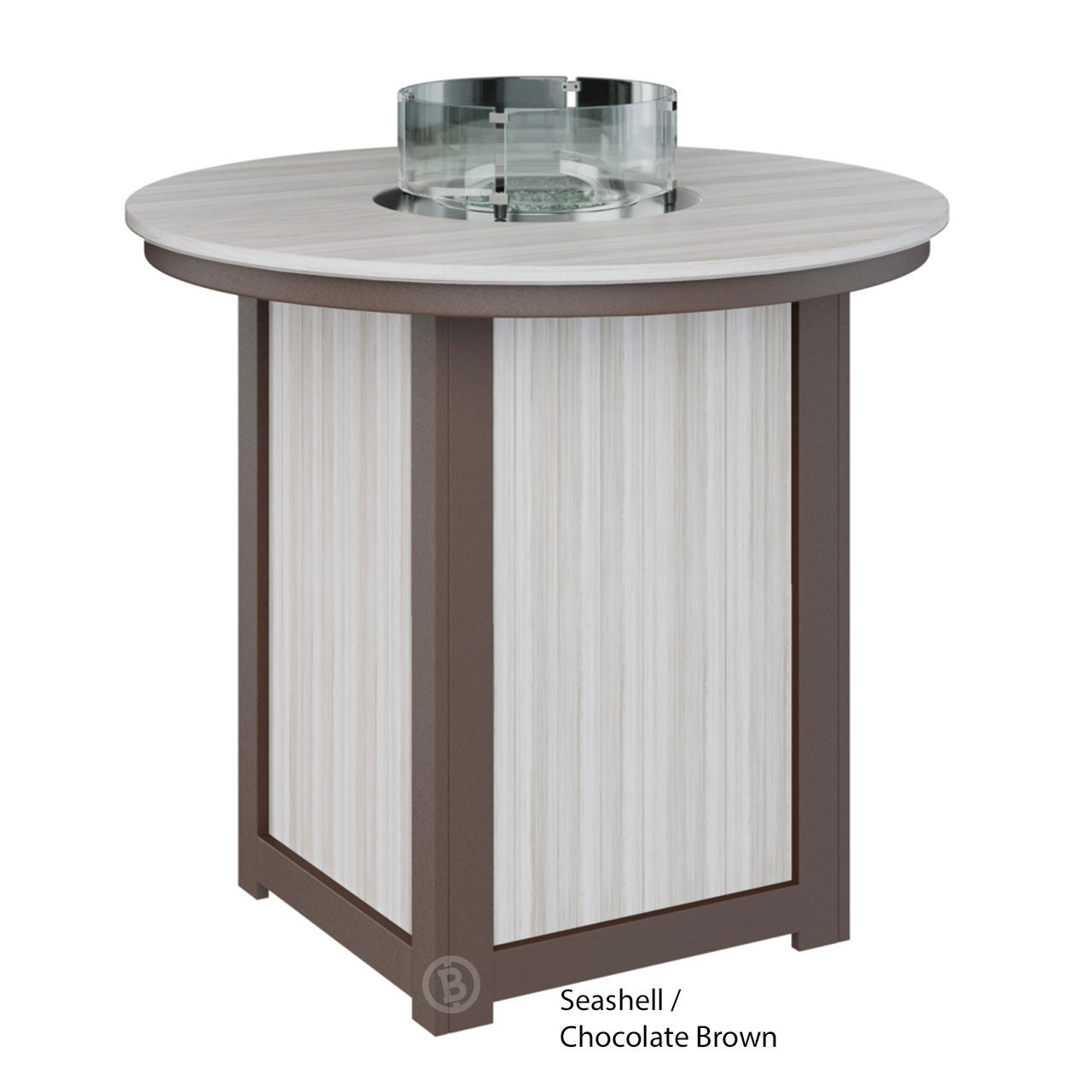 Berlin Gardens Donoma Standard Top 44" Round Fire Table Bar