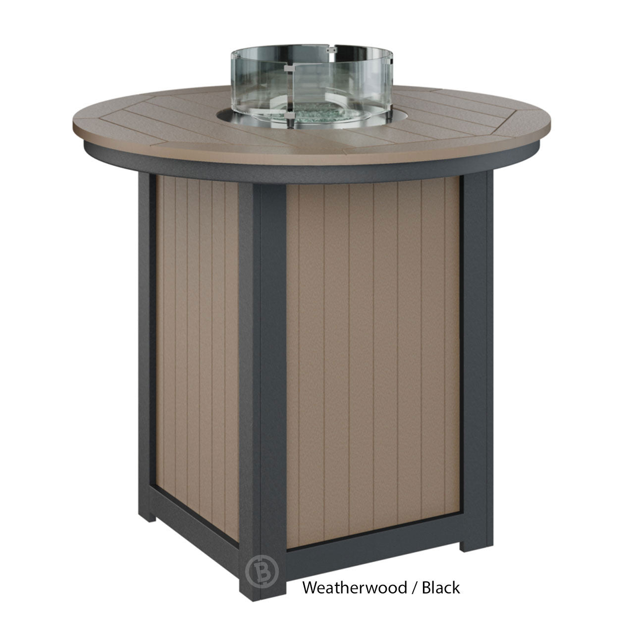 Berlin Gardens Donoma Standard Top 44" Round Fire Table Bar
