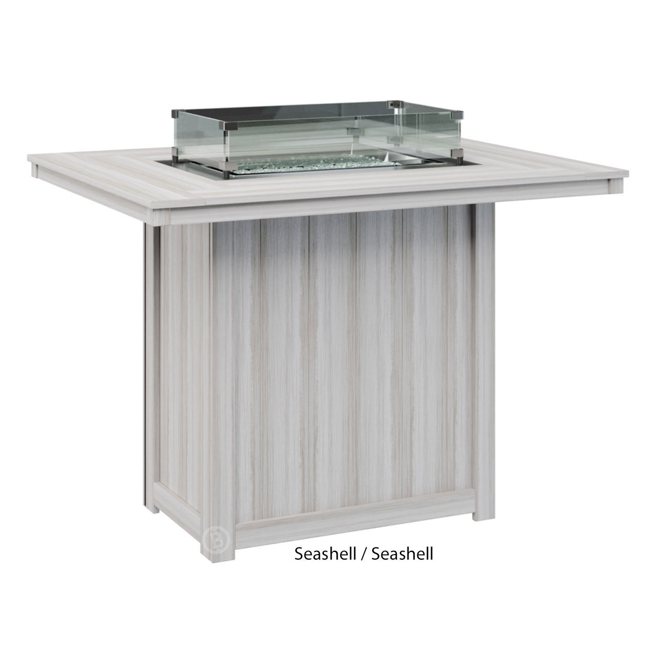 Berlin Gardens Donoma Standard Top 42" x 54" Rectangular Fire Table Bar