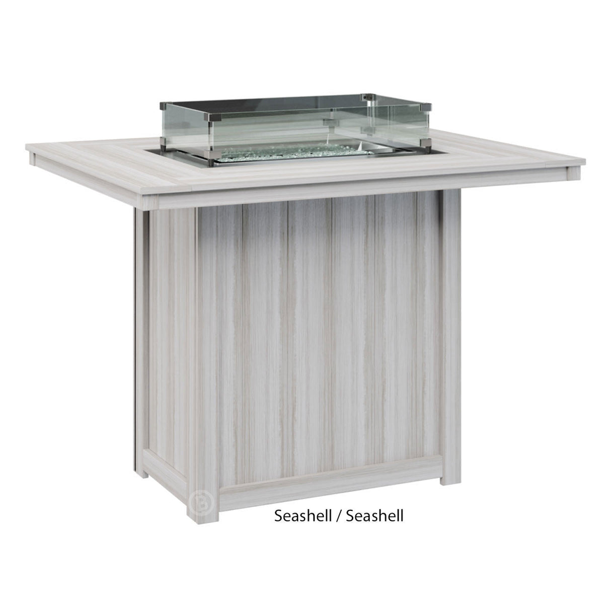 Berlin Gardens Donoma Standard Top 42" x 54" Rectangular Fire Table Bar