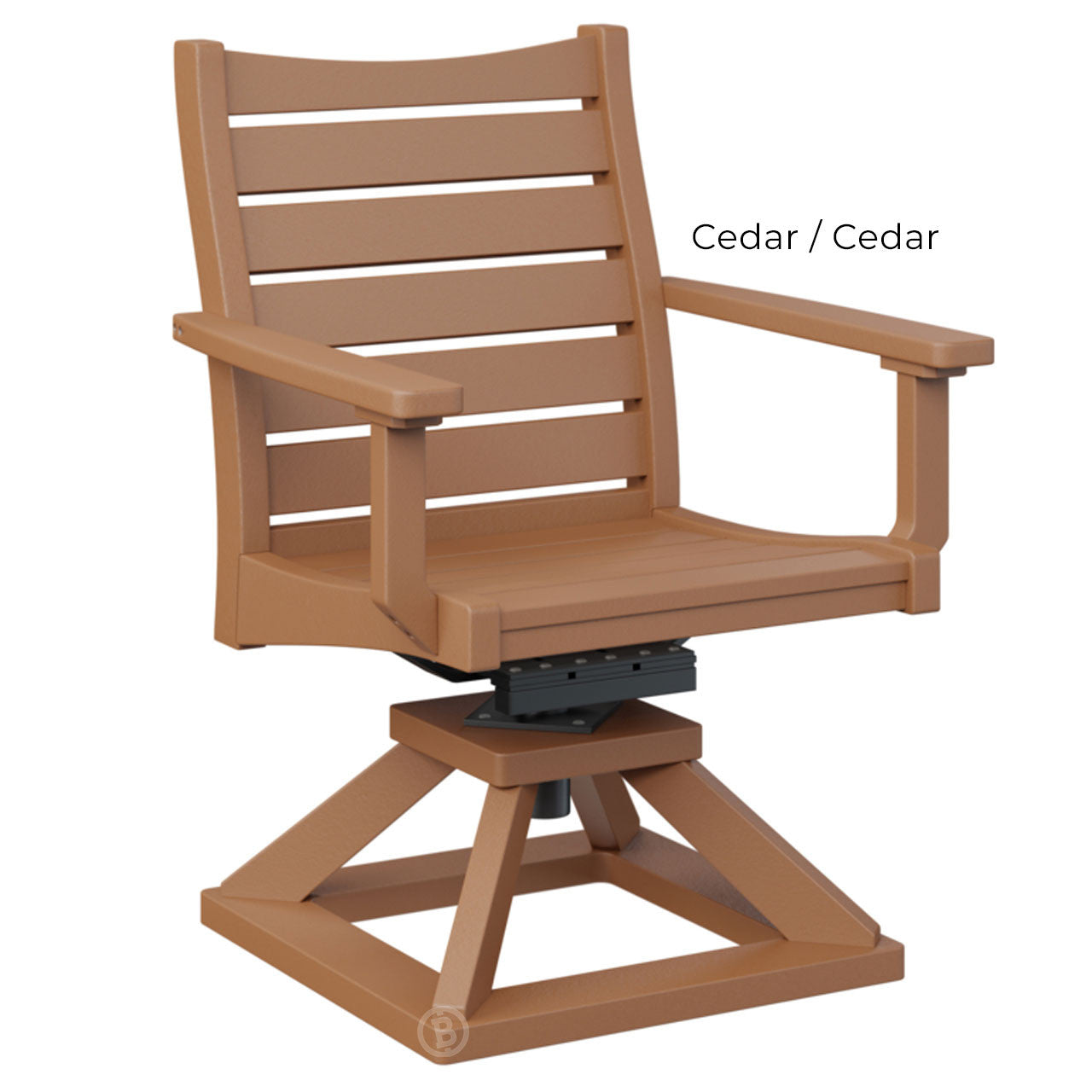 Berlin Gardens Bristol Swivel Rocker Dining Chair