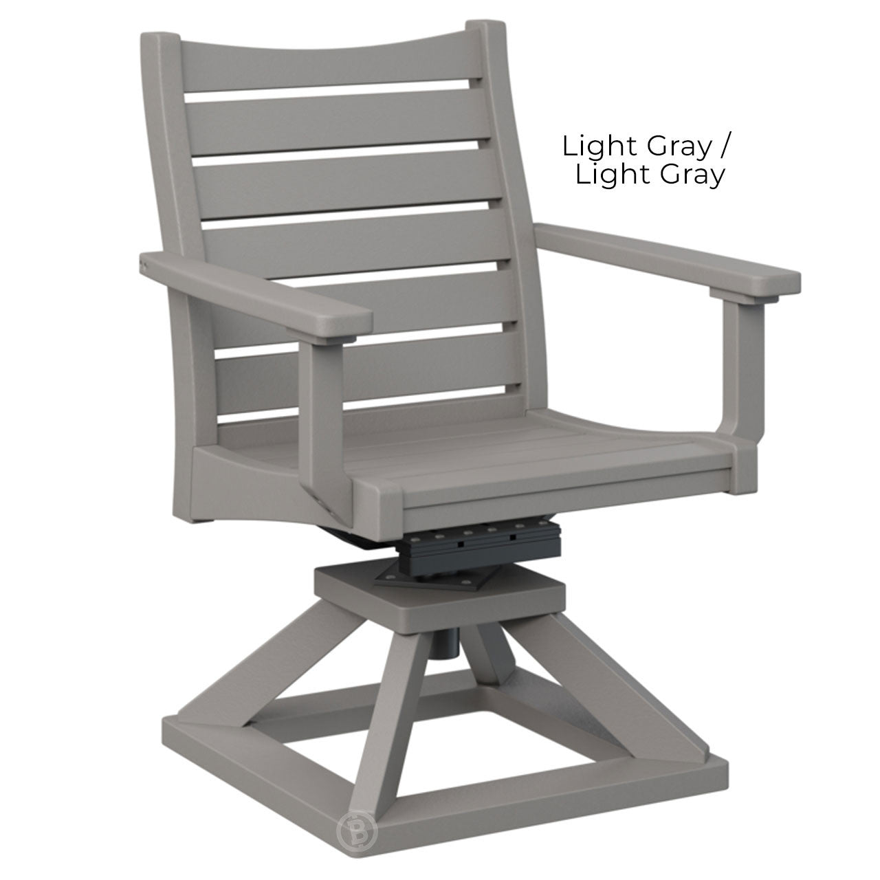 Berlin Gardens Bristol Swivel Rocker Dining Chair