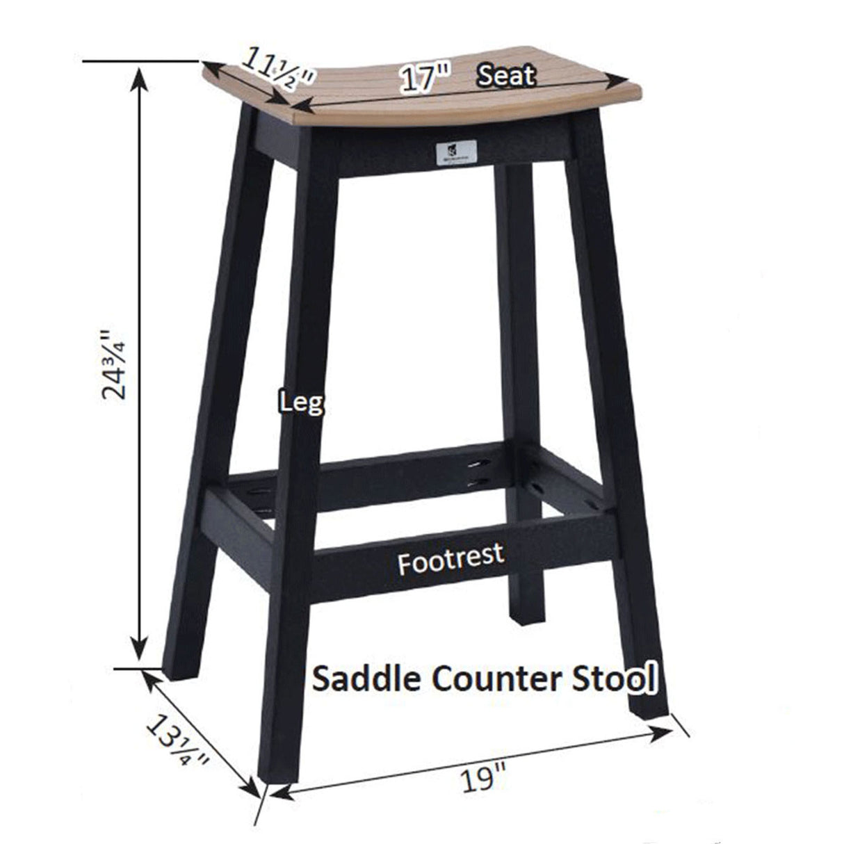 Berlin Gardens 6 Saddle Counter Stools Package Set