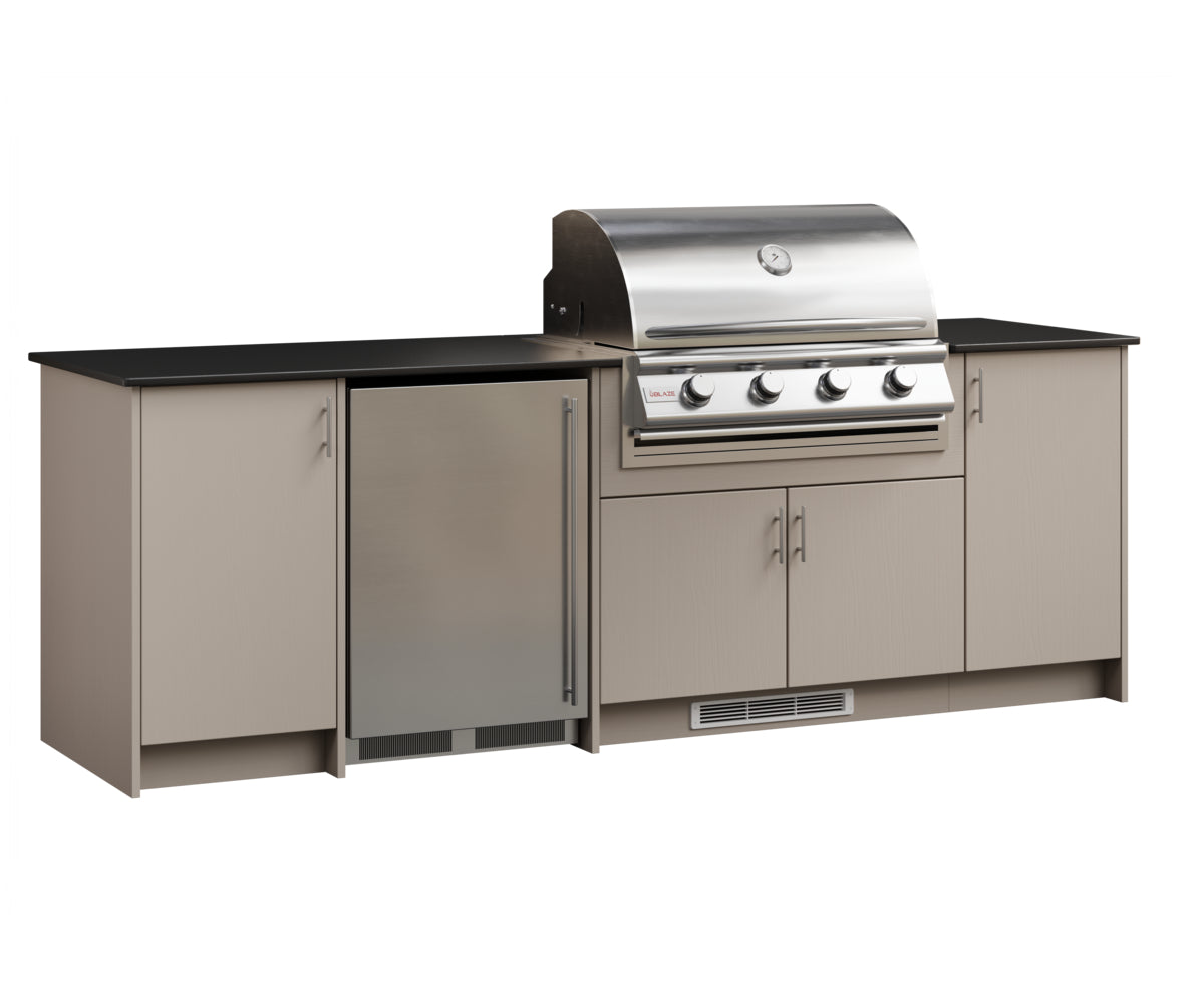 Berlin Gardens Agora 104" Outdoor Kitchen for Blaze Grill
