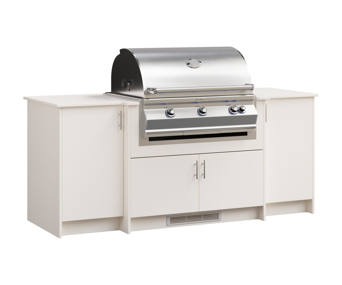 Berlin Gardens Agora 83" Outdoor Kitchen for Fire Magic Grill