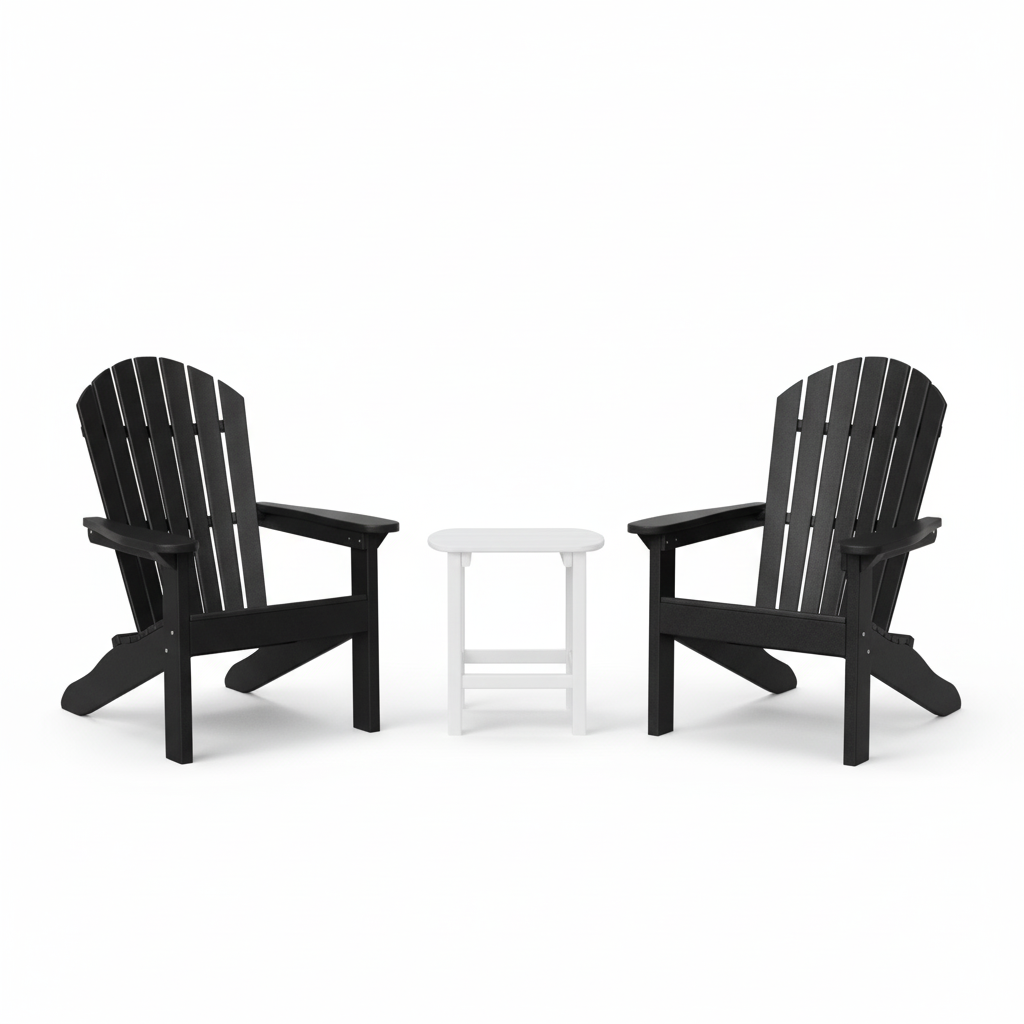 FREE Side Table With Purchase Of Berlin Gardens 2 Piece Adirondack Chair Set