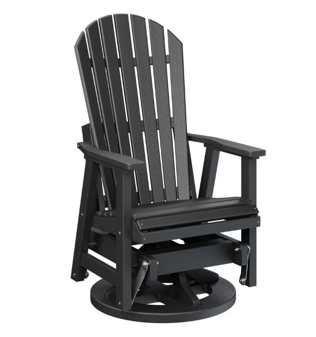 Berlin Gardens Comfo-Back Swivel Glider with Allochrome Brackets