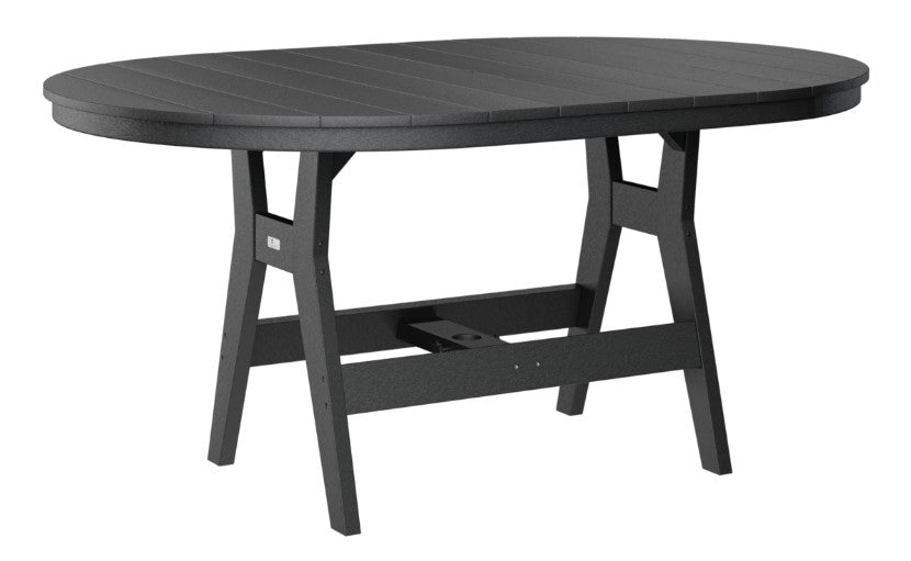 Berlin Gardens Harbor Bar Tables Standard Top 44" x 64" Oblong Bar Table