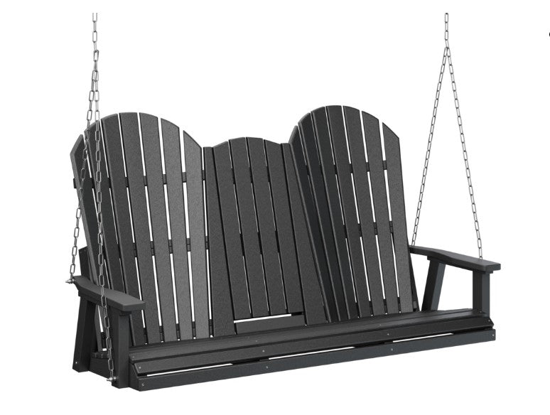 Berlin Gardens Comfo-Back Three Seat Swing w/Console (Zinc Chains)