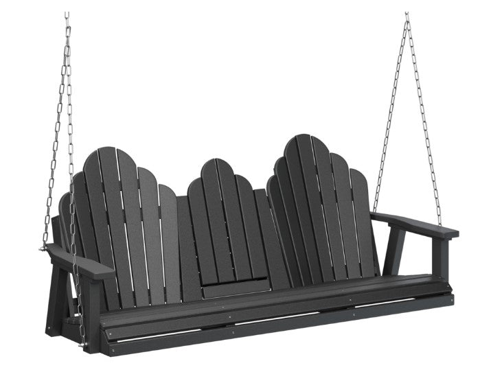 Berlin Gardens Cozi-Back Three Seat Swing w/Console (Stainless Chains)