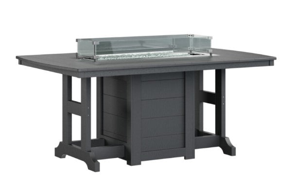 Berlin Gardens Garden Classic Standard Top 44" x 72" Rectangular Fire Dining Table