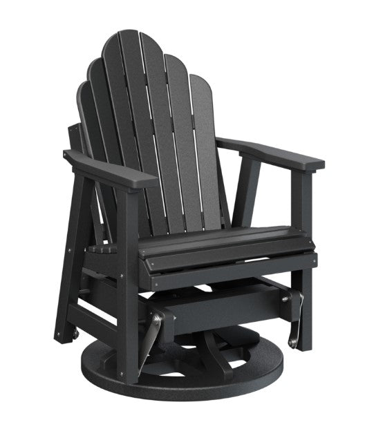 Berlin Gardens Cozi-Back Swivel Glider with Allochrome Brackets