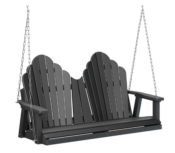 Berlin Gardens Cozi-Back Double Swing (Zinc Chains)