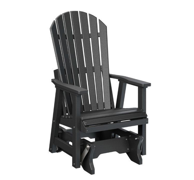 Berlin Gardens Comfo-Back Single Glider with Allochrome Brackets