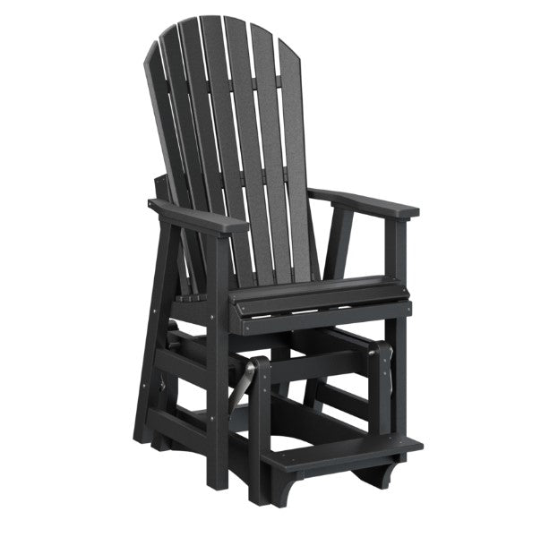 Berlin Gardens Comfo-Back Single Counter Glider with Allochrome Brackets