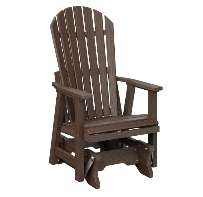 Berlin Gardens Comfo-Back Single Glider with Allochrome Brackets