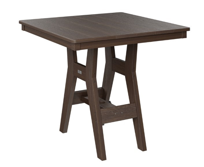 Berlin Gardens Harbor Bar Tables Standard Top 33" Square Bar Table