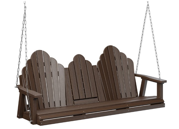 Berlin Gardens Cozi-Back Three Seat Swing w/Console (Zinc Chains)