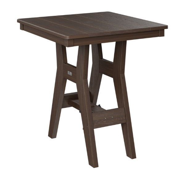 Berlin Gardens Harbor Bar Tables Standard Top 28" Square Bar Table
