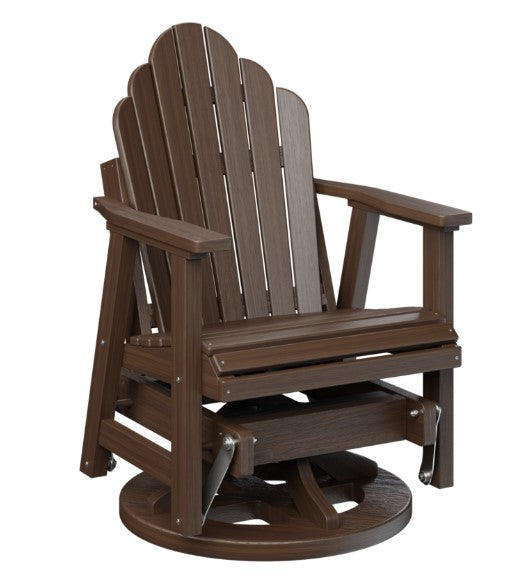 Berlin Gardens Cozi-Back Swivel Glider with Allochrome Brackets