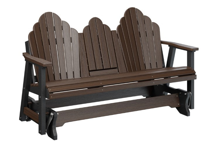 Berlin Gardens Cozi-Back Three Seat Glider w/Console Allochrome Brackets