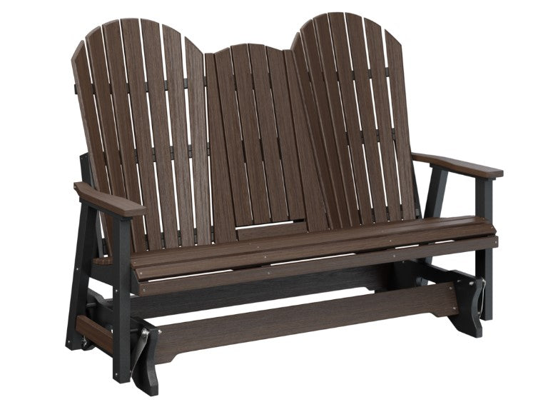 Berlin Gardens Comfo-Back Three Seat Glider w/Console Allochrome Brackets