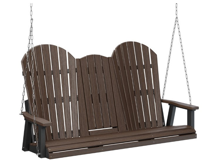 Berlin Gardens Comfo-Back Three Seat Swing w/Console (Zinc Chains)