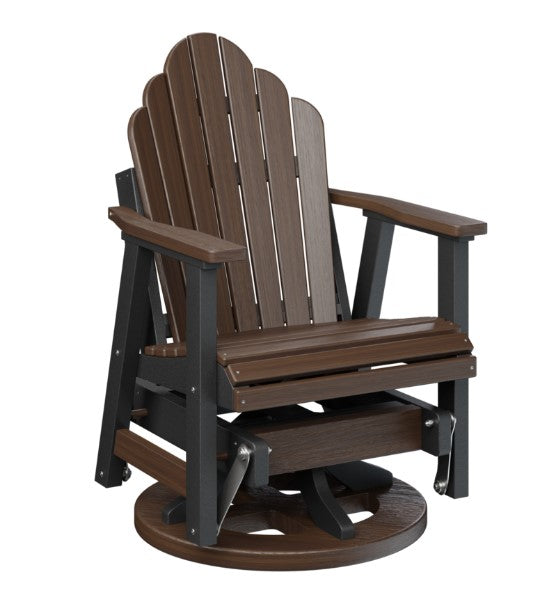 Berlin Gardens Cozi-Back Swivel Glider with Allochrome Brackets