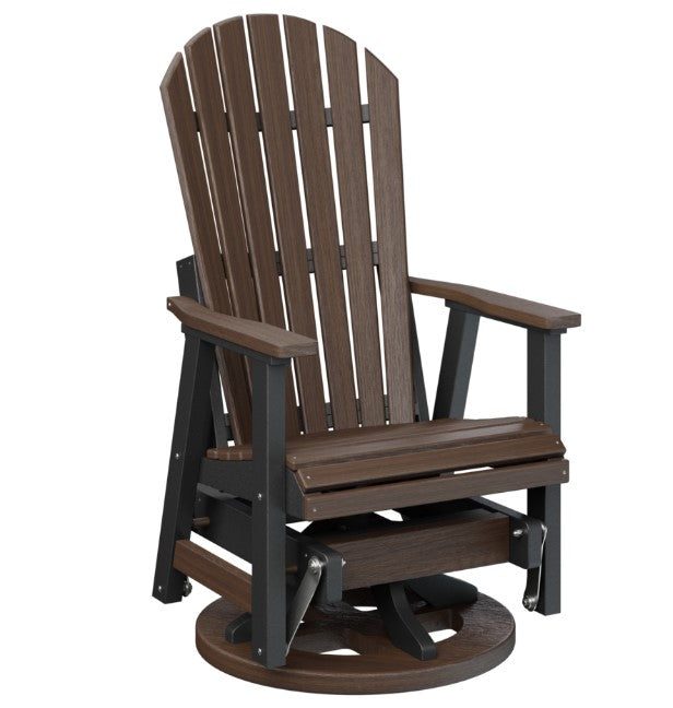 Berlin Gardens Comfo-Back Swivel Glider with Allochrome Brackets