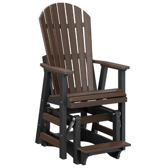 Berlin Gardens Comfo-Back Single Counter Glider with Allochrome Brackets