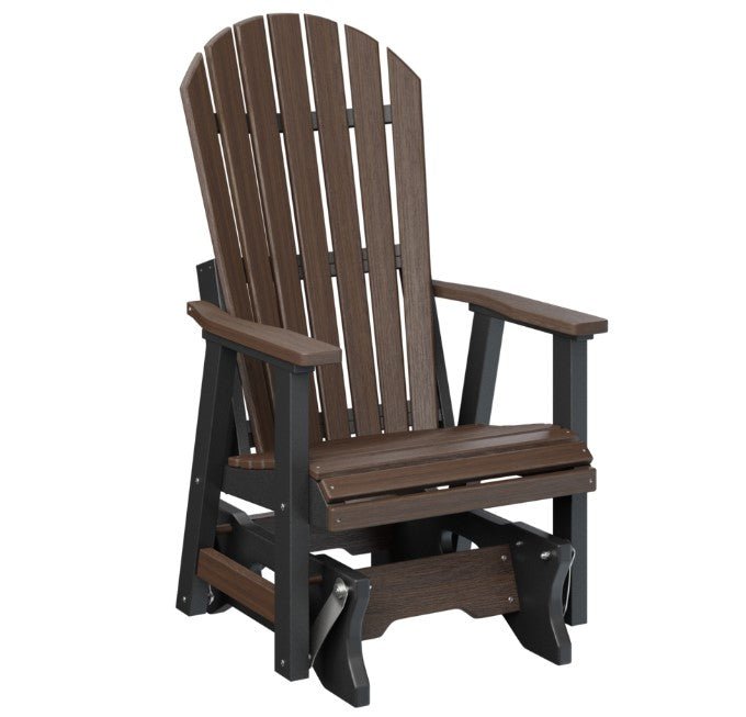 Berlin Gardens Comfo-Back Single Glider with Allochrome Brackets