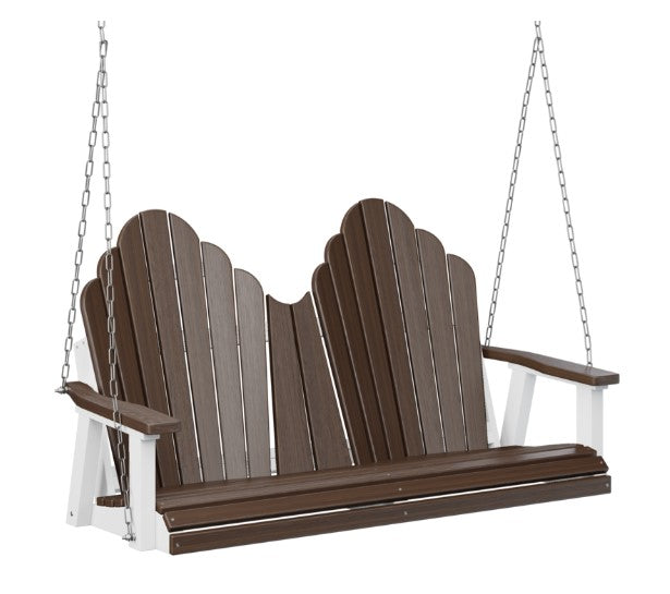 Berlin Gardens Cozi-Back Double Swing (Zinc Chains)