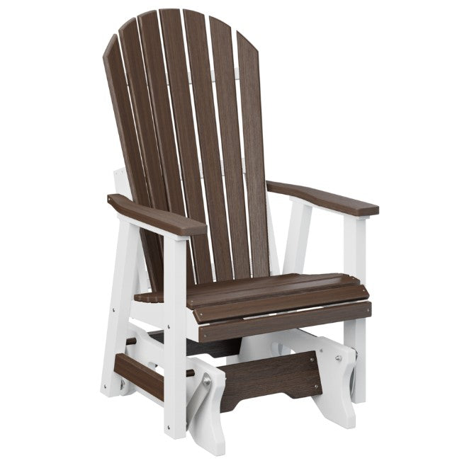 Berlin Gardens Comfo-Back Single Glider with Allochrome Brackets