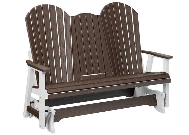 Berlin Gardens Comfo-Back Three Seat Glider w/Console Allochrome Brackets