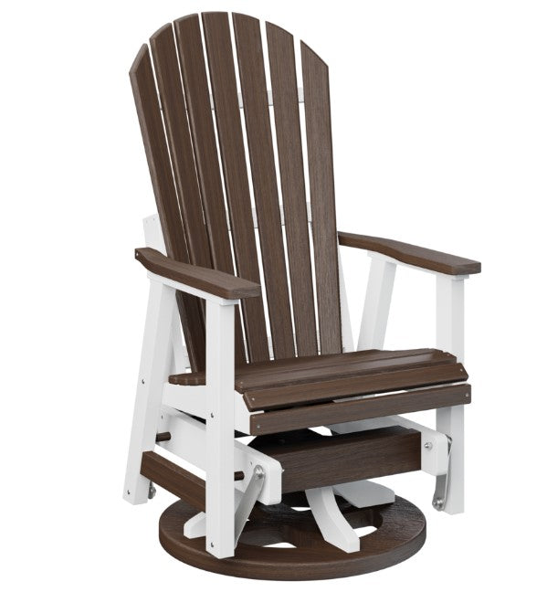 Berlin Gardens Comfo-Back Swivel Glider with Allochrome Brackets