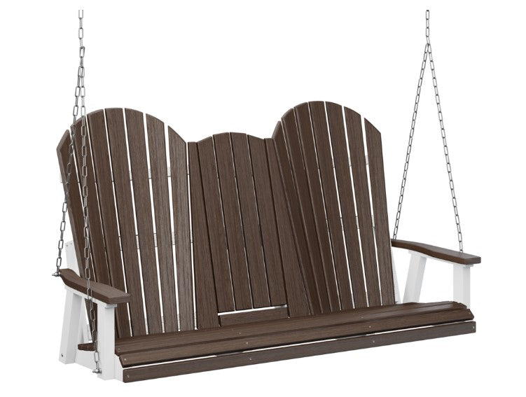 Berlin Gardens Comfo-Back Three Seat Swing w/Console (Zinc Chains)