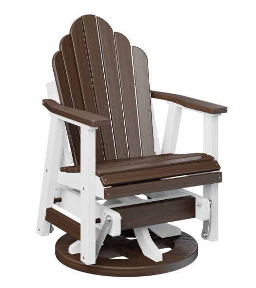 Berlin Gardens Cozi-Back Swivel Glider with Allochrome Brackets
