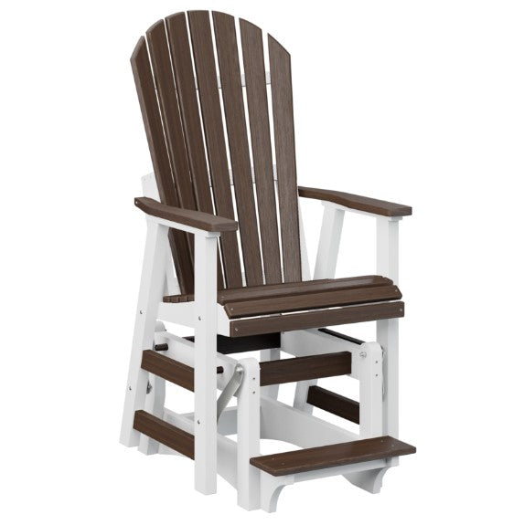 Berlin Gardens Comfo-Back Single Counter Glider with Allochrome Brackets